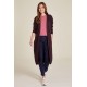 Tranquillo Long Cardigan Plum