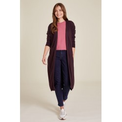 Tranquillo Long Cardigan Plum