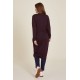 Tranquillo Long Cardigan Plum