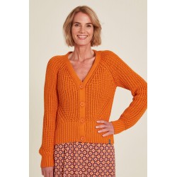 Tranquillo Cosy Cardigan Dark Peach