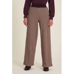 Tranquillo Retro look knitted pants multicoloured