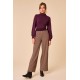 Tranquillo Retro look knitted pants multicoloured