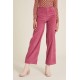 Tranquillo Organic cotton corduroy pants Red violet