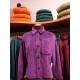 Madness Blusenjacke Bubble Cord(Washed) Cassis